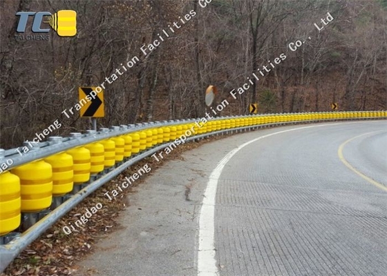 Good price Basse réaction d'EVA Filled Safety Roller Barrier d'absorption rouge jaune de haute énergie en ligne