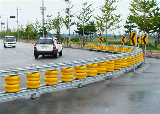 Good price La barrière de rouleau de sécurité routière de service d'ODM d'OEM a adapté la couleur aux besoins du client en ligne