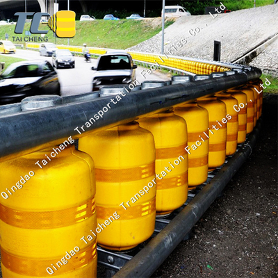 Good price La poudre galvanisée élastique d'EVA Rotating Rolling Guard Barrier a enduit en ligne