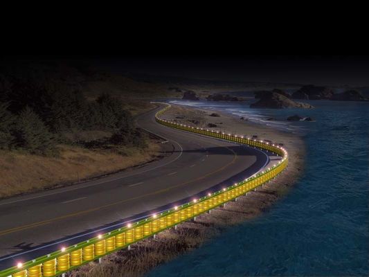 acheter EVA Roller Material Rolling Guardrail Barrier Conçu à l'aide du matériau métallique Q235 et de l'acier de résistance pour assurer la sécurité online manufacture