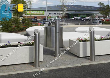 acheter Barrière fixe de parking de courrier de galvanisation d'immersion chaude polie et balayée online manufacture