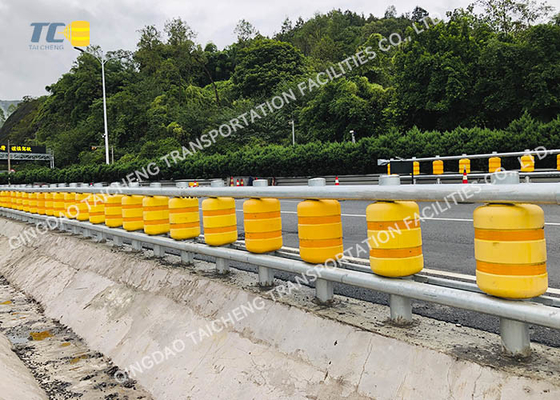Good price Rambarde tournante de vague de rambarde en acier de route en ligne