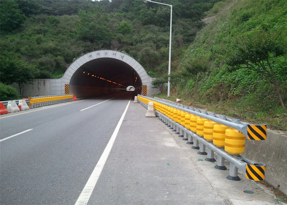EVA Safety Rolling Barrier With a galvanisé la poutre