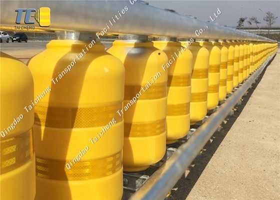 Good price Barrière de roulement de sécurité remplie en EVA rouge et jaune à haute absorption d'énergie en ligne