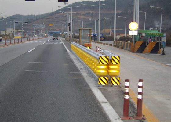 Good price Sécurité routière rouleau de circulation tambour baril garde-corps barrière anti-écrasement en ligne