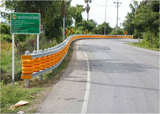 Système de roulement Route rouleau de roulement en plastique garde-corps sécurité Barrière de roulement