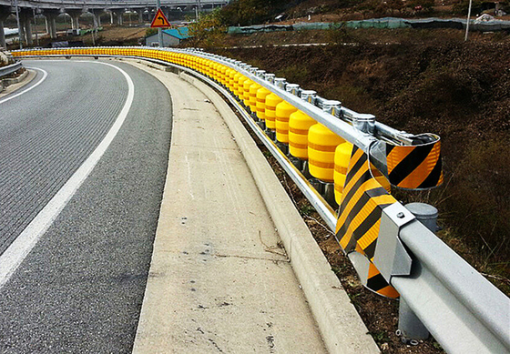 Barrière de sécurité à rouleaux routiers garde-corps routiers barrière de sécurité