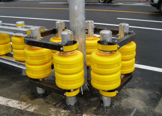 Bon prix Lifetime 10 Years Highway Roller Barrier Hot Galvanized Cold Rolled Steel Durable Road Safety Barrier Providing Vehicle Impact Protection en ligne