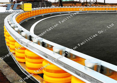 Good price Anti niveau vieillissant ultra-violet 4 de production de sécurité routière de barrière jaune de roulement en ligne