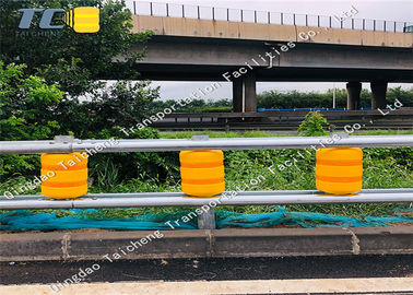Good price Rouille jaune-orange de glissière de sécurité de rouleau anti pour la protection de véhicule/route en ligne