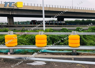 Good price OIN RBD245 roulant W rayonnent la glissière de sécurité, barrières de contrôle des foules de polyuréthane en ligne