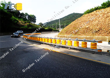 Good price Accident de glissières de sécurité de bord de la route de jaune d'AASHTO M180 anti facilement assemblé en ligne