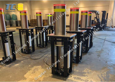 Good price Surface enduite de bornes de ruban de parking de poudre escamotable hydraulique de bornes en ligne