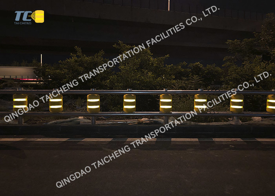 Good price Barrière à rouleaux pour autoroutes jaune rouge anti-corrosion EVA/PU avec options de poutres multiples en ligne