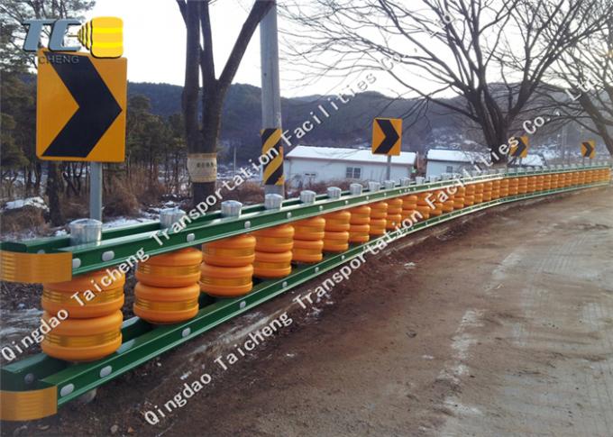 Mousse/EVA Safety Highway Barrier Roller pour la protection 0 du trafic de véhicule