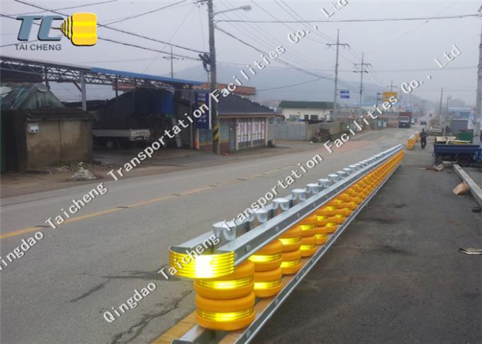 Barrière Hot Dip Galvanized 3 de barrière de rouleau de poutre d'acier inoxydable