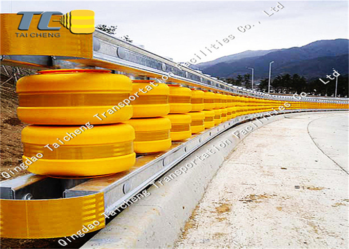 Barrières de baril de rouleau de résistance aux chocs pour le coin 0 de tunnel de route