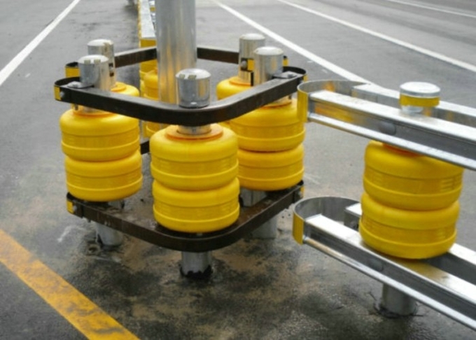 Absorption rouge jaune et basse réaction 2 de haute énergie d'EVA Filled Safety Roller Barrier